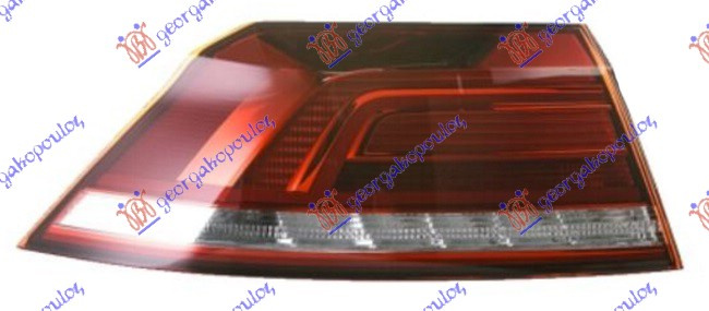 Dritë stop e jashtme sedan LED ( drita pulsuese poshtë) (HELLA)