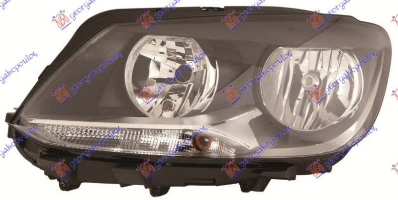 Fenerë elektrik (H7/H15) (E) (me motor) (TYC)
