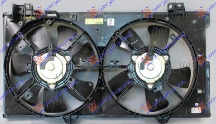Ventilator komplet dopio benzinë - dizel 05- (4 + 4 pinë)