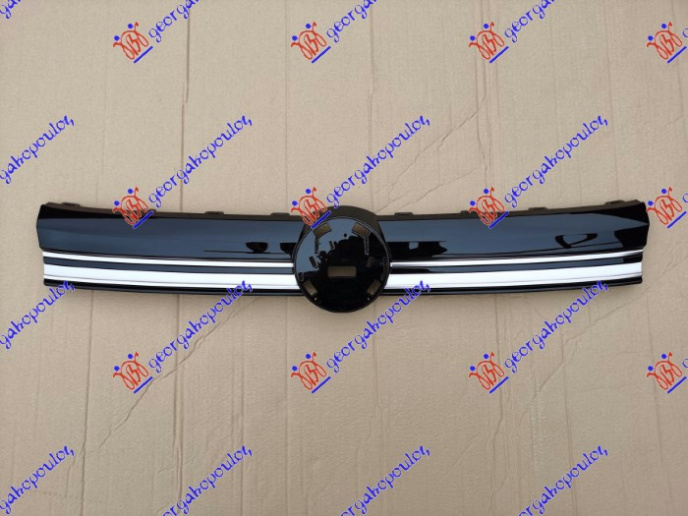 Maskë pvc/grilë me shirita krom