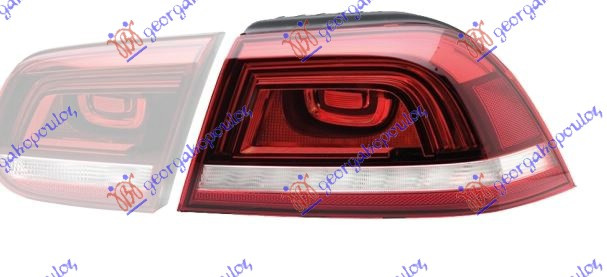 Dritë stop e jashtme i errësuar LED (HELLA)