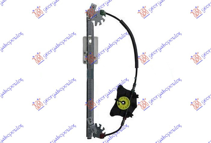 Ngritës/rregullator për dritaren e pasme elektrik (pa motor) (А cilësi)