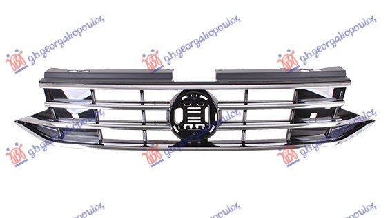 Maskë pvc/grilë me 4 shirita krom