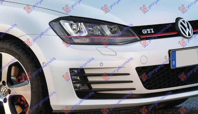 Grilë në parakolpin e përparmë (GTI/GTD)