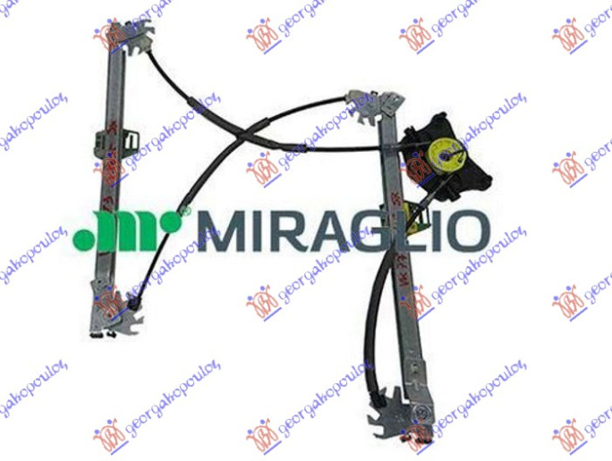 Ngritës/rregullator për dritaren e përparme elektrik (pa motor) (А cilësi)