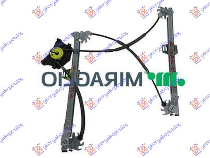 Ngritës/rregullator për dritaren e përparme elektrik (pa motor) (А cilësi)
