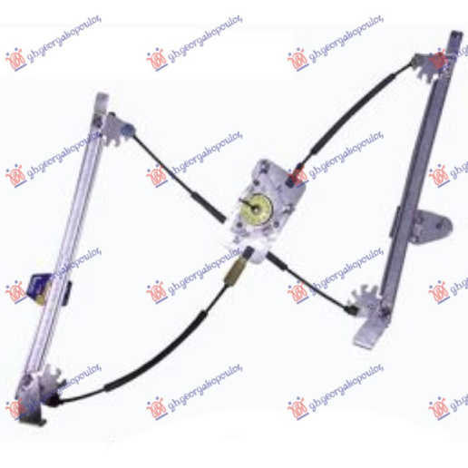 Ngritës/rregullator për dritaren e përparme elektrik (pa motor) (А cilësi)