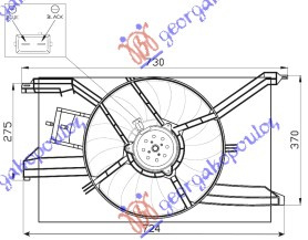 Ventilator komplet (i vetëm) benzinë