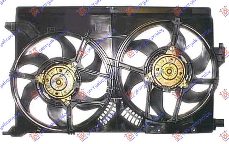 Ventilator komplet (dopio) benzinë/dizel
