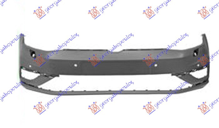 Parakolpi i përparmë (gati për ngjyrosje) (me hapje për sensorë parkimi) + spërkatëse) (europian)