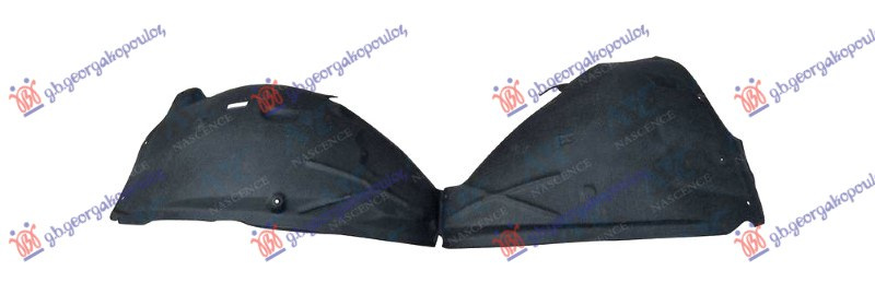 Nënkrah i përparëm plastik