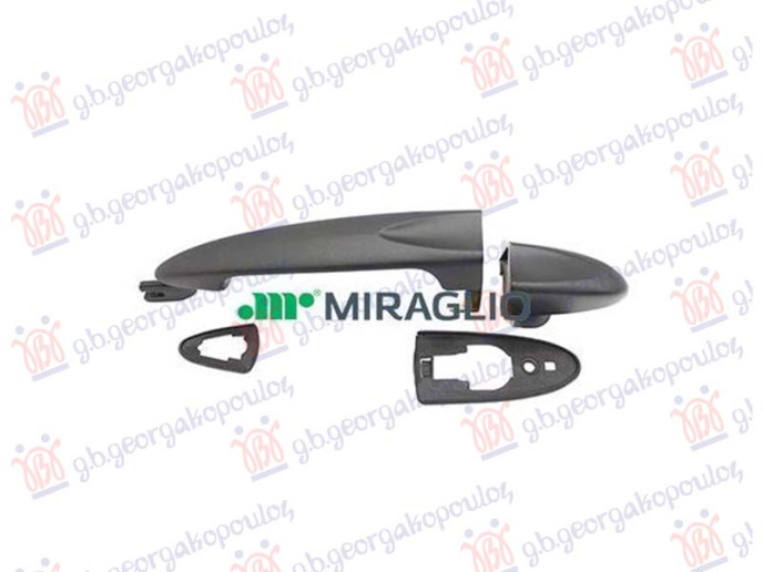 Dorezë e jashtme e derës ngjyrë e zezë