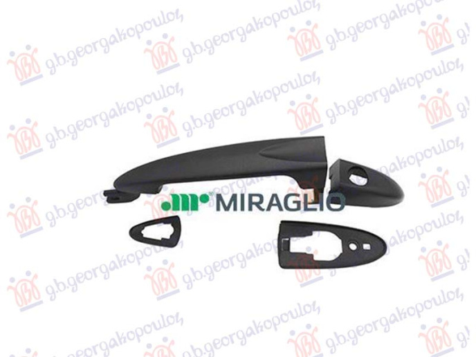 Dorezë e jashtme e derës ngjyrë e zezë