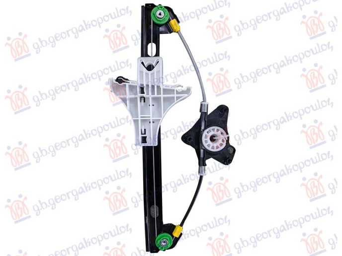 Ngritës/rregullator për dritaren e pasme elektrik (pa motor)