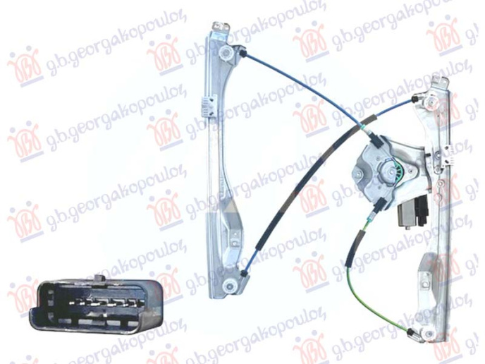 Ngritës/rregullator për dritaren e përparme elektrik 5 dyer komfort