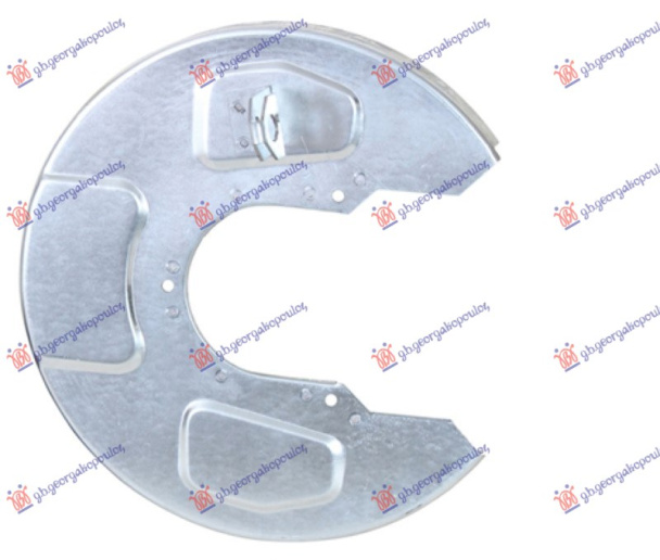 Mbrojtja e frenave nga pluhuri në anën e pasme