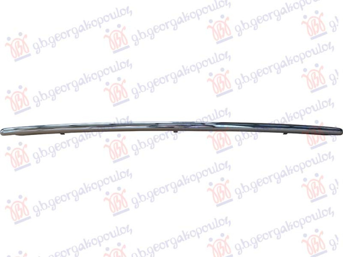 Shirit qendror në grilën në parakolpin e përparmë krom