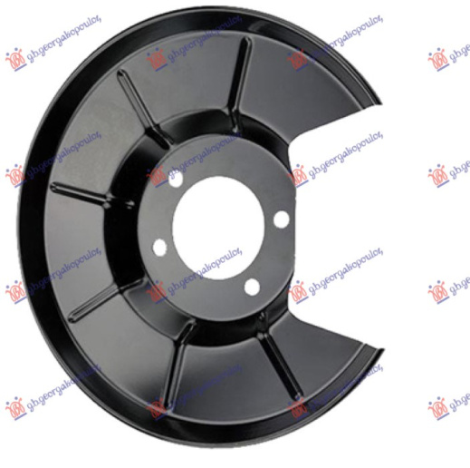 Mbrojtja e frenave nga pluhuri në anën e pasme