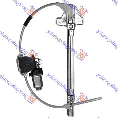 Ngritës/rregullues për dritaren e pasme elektrik