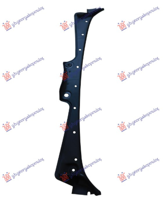 Maskë nën larësit e përparmë për dritare plastik