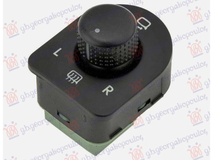 Ndërprerës për pasqyrë me palosje (konektorë i gjelbër) (10 pinë)