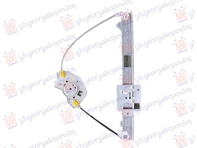 Ngritës/rregullator për dritaren e pasme elektrik (pa motor)