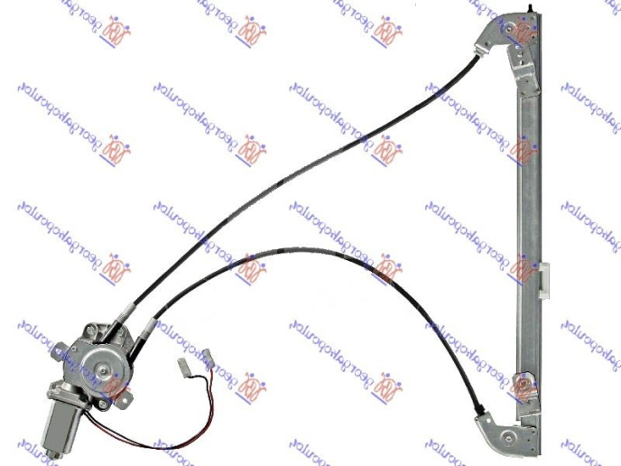 Ngritës/rregullator për dritaren e përparme elektrik 5 dyer me motor