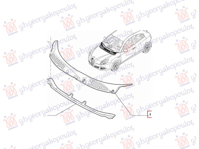 Maskë nën larës dritaresh (Origjinal)