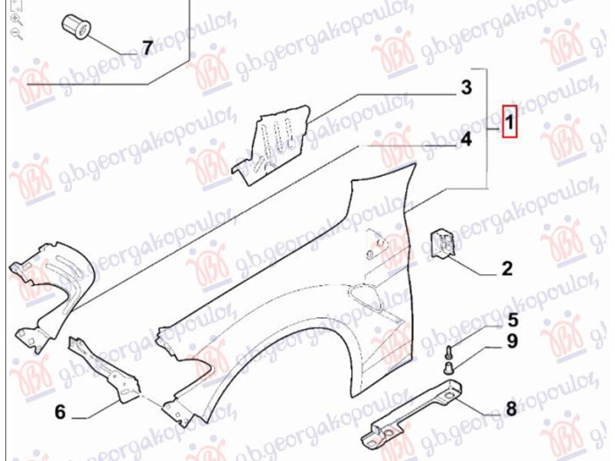 krahu e përparme (Origjinal)