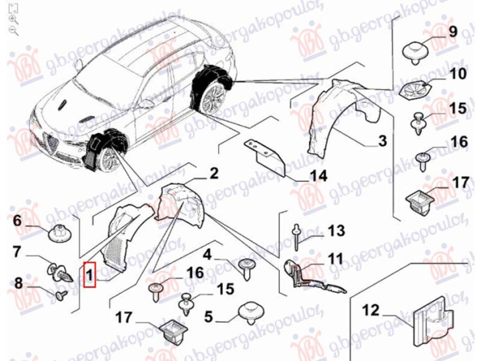 Nënkrah i përparëm (pjesa e përparme) (Origjinal)