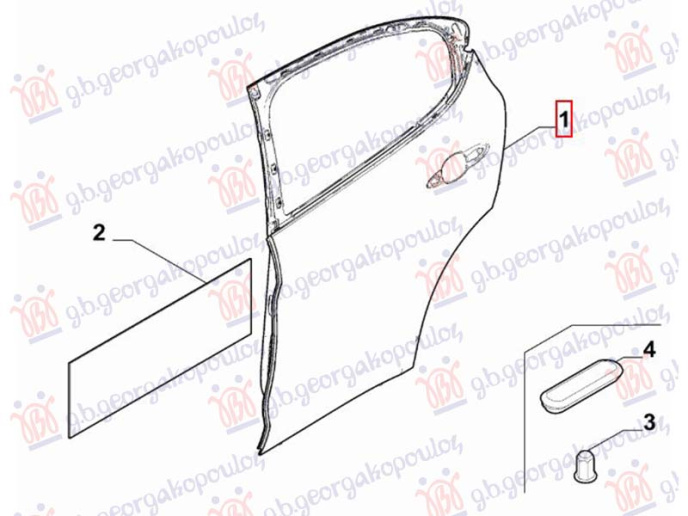 Derë e pasme (Origjinal)