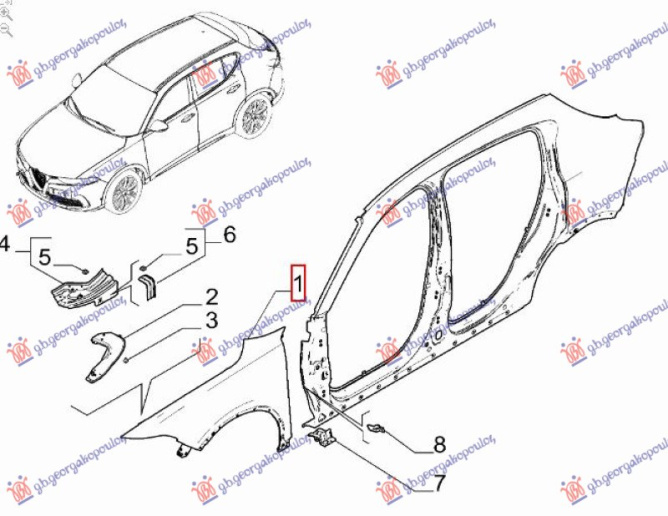krahu e përparme (Origjinal)