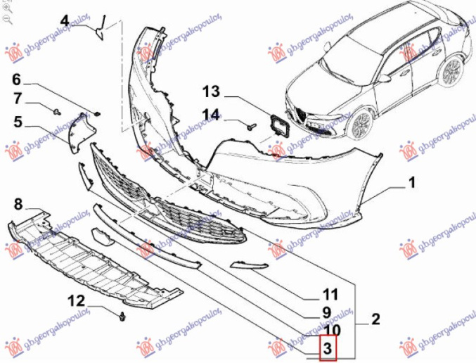 Mbulues për sensor për radar (Origjinal)