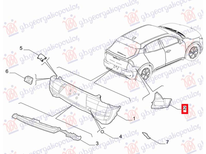 Parakolp këndor i pasëm (Оrigjinal)