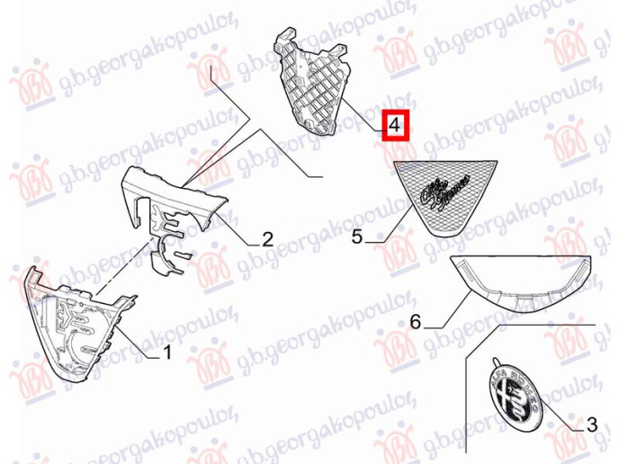 Maskë pvc/grilë e brendshme (Origjinal)