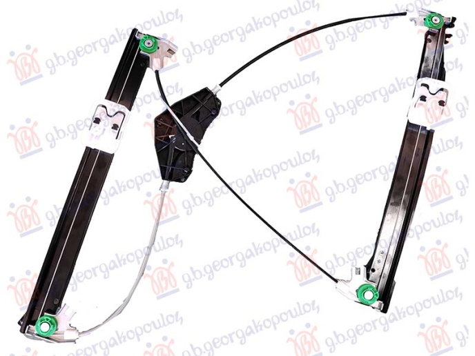 Ngritës/rregullator për dritaren e përparme elektrik (pa motor)