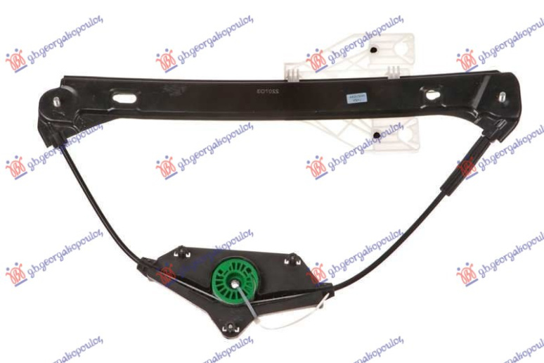 Ngritës/rregullator për dritaren e pasme elektrik (pa motor)