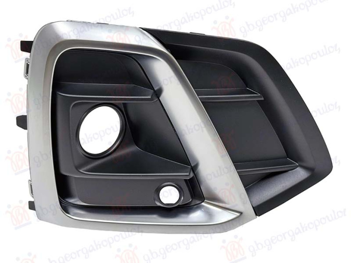 Grilë në parakolpin e përparmë me shirit kromi (s-line)