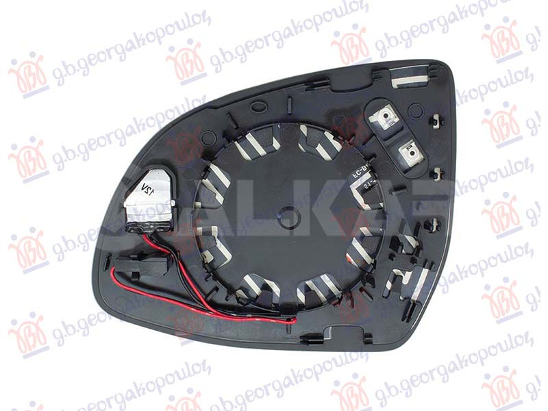 Xham për pasqyrë me ngrohje (me këndi i vdekur) (xham asferik)