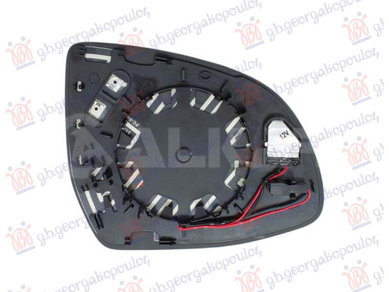 Xham për pasqyrë me ngrohje (me këndi i vdekur) (xham asferik)