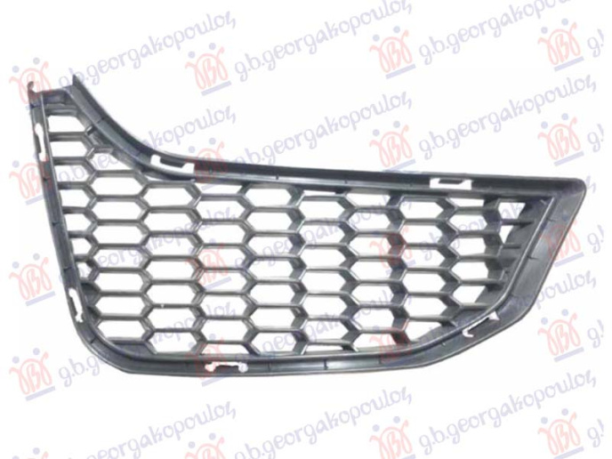 Grilë qendrore në parakolpin e përparme (M3)