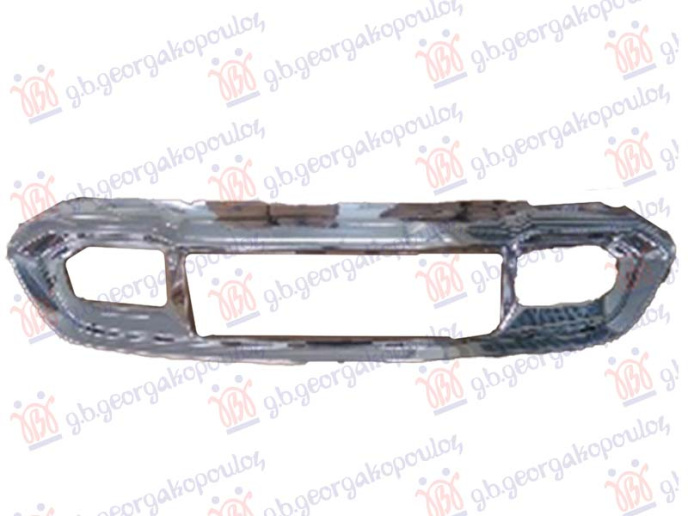 Kornizë grilë në parakolpin e përparmë krom