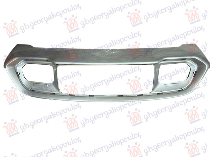 Kornizë grilë në parakolpin e përparmë ngjyrë argjendtë