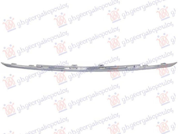 Shirit në parakolpin e pasëm i poshtëm krom