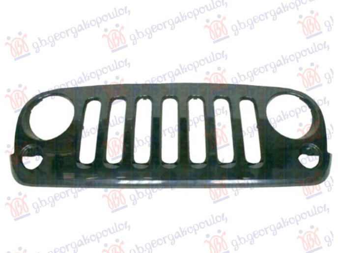 Maskë pvc/grilë me ngjyrë të zezë