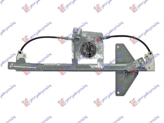 Ngritës/rregullator për dritaren e pasme elektrik (pa motor)