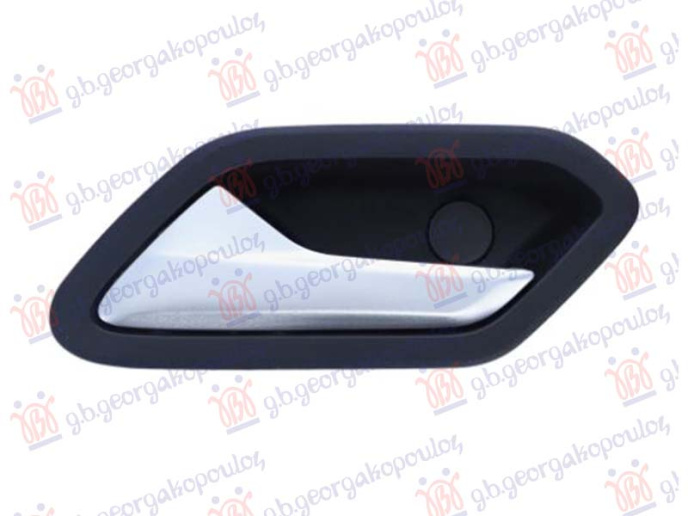 Dorezë e derës së përparme/pasme e brendshme argjendtë/e zezë