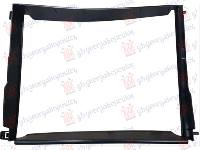 Thithës ajri radiator për motor plastik