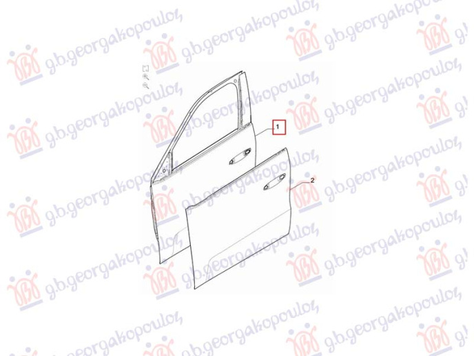 Dera e përparme (Origjinal)