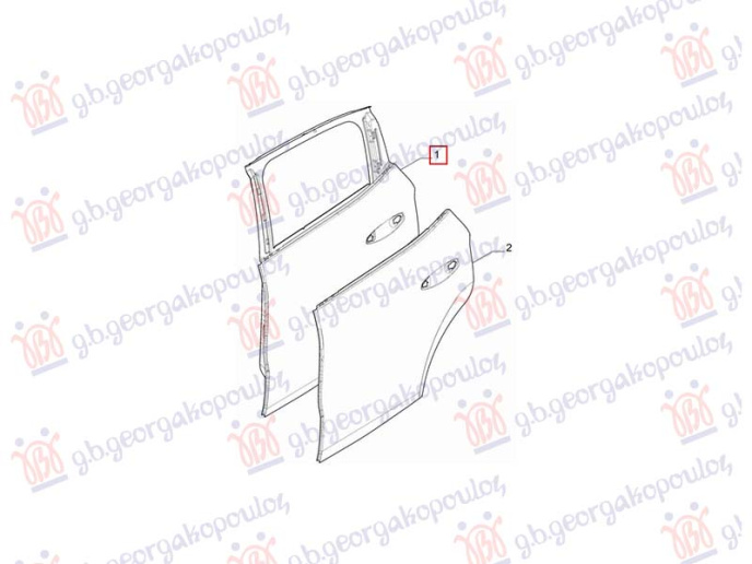 Derë e pasme (Origjinal)